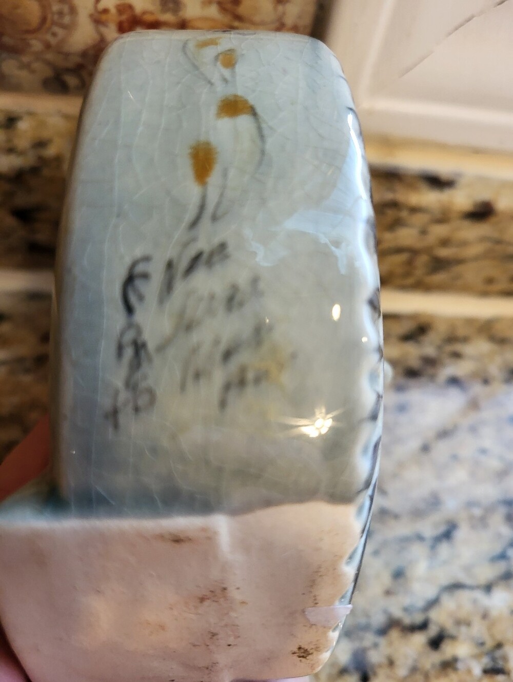 1960s Lion Valley MCM 4.75 x 5 Inch Stoneware Planter - Picture 8 of 11